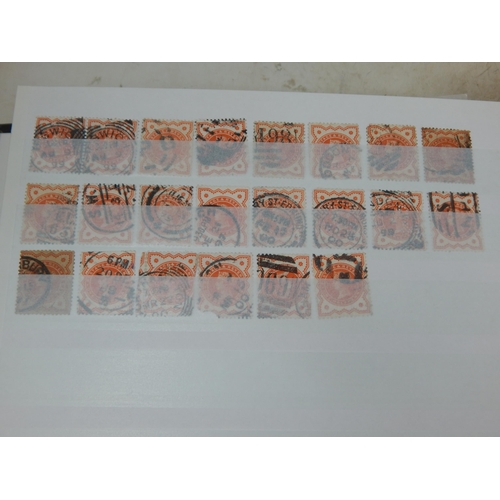 24 - An Album Containing a Large Quantity of QV Penny Reds, Blues etc together with KGV & KGVI. Sorting w... 