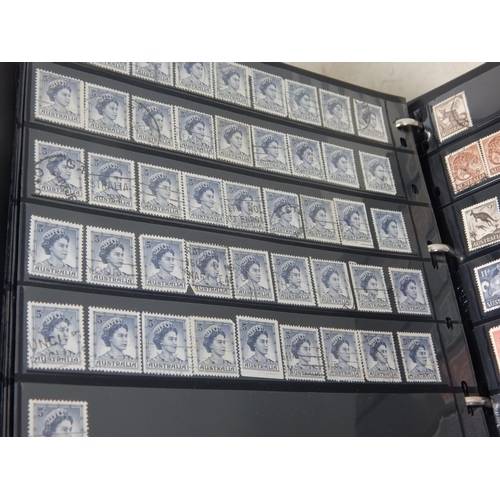 25 - 3 x Stamp Albums in Sleeves Containing a Large Quantity of Commonwealth & World Stamps QV & Later to... 