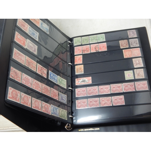 25 - 3 x Stamp Albums in Sleeves Containing a Large Quantity of Commonwealth & World Stamps QV & Later to... 