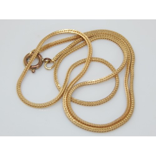 94 - 9ct Gold Chain: Length 42cm: Weight 4.64g