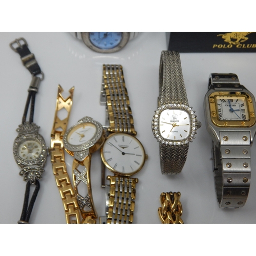 322 - A Quantity of Gentleman's & Ladies Wristwatches.
