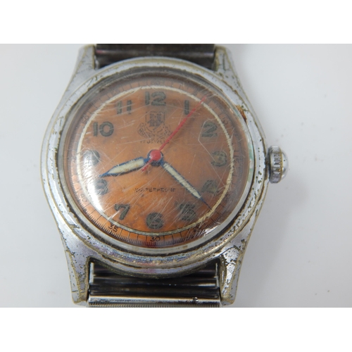 326 - Gentleman's J. W. Benson Stainless Steel Wristwatch with Subsidiary Seconds Dial together with a Swi... 