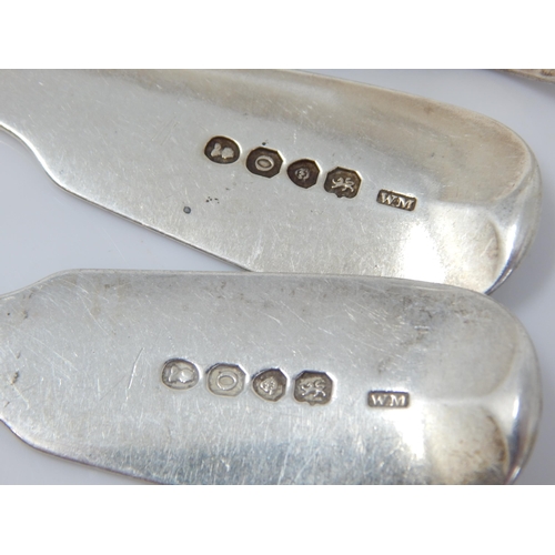 329 - A Quantity of Georgian & Victorian Silver Flatware: Various Dates & Makers: Weight 262g