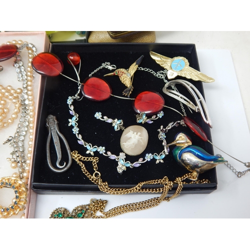 331 - A Large Quantity of Costume Jewellery: Sorting will reward