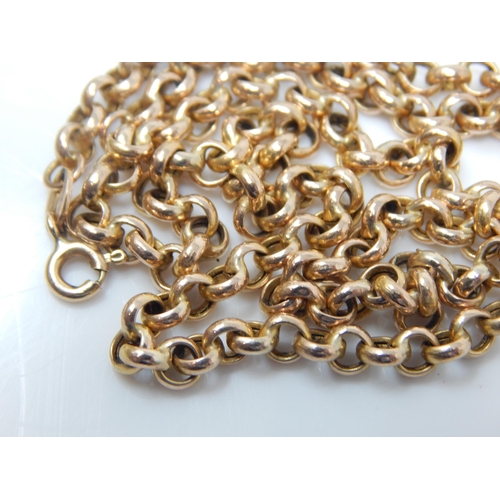 57 - 9ct Gold Belcher Chain: Length 41cm: Weight 4.98g