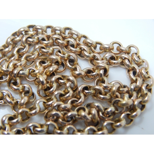 57 - 9ct Gold Belcher Chain: Length 41cm: Weight 4.98g