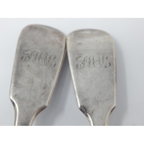 73 - A Pair of Victorian Silver Sauce Ladles Hallmarked London 1864 by George Adams: Weight 150g