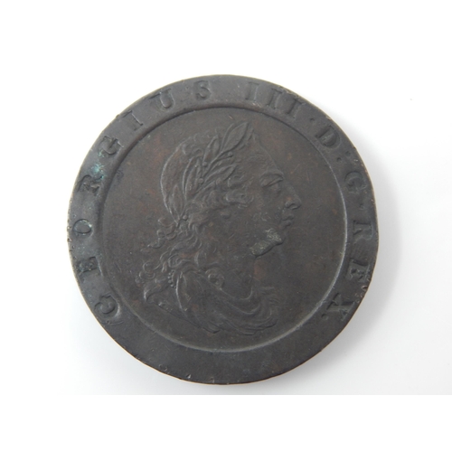 38 - George III Cartwheel Penny 1797 V/F