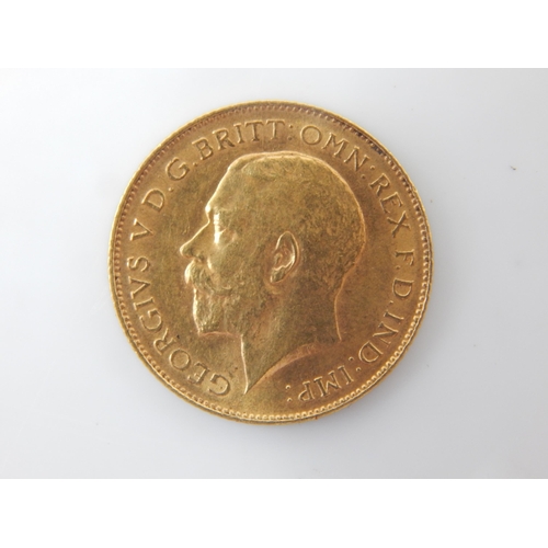 3 - KGV Gold Half Sovereign 1913