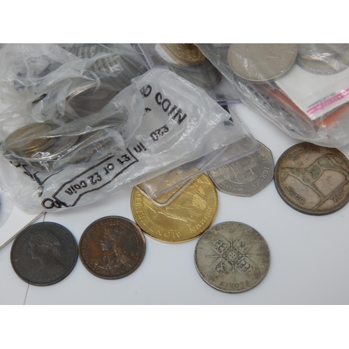 37 - A Large Quantity of QV & Later Coinage Including some Silver