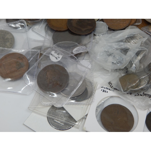 37 - A Large Quantity of QV & Later Coinage Including some Silver