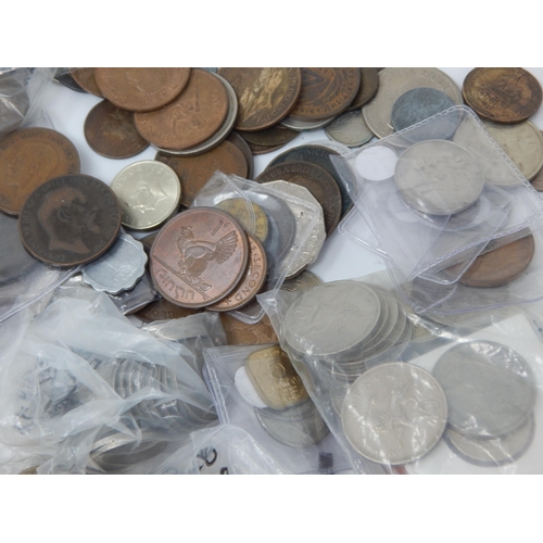 37 - A Large Quantity of QV & Later Coinage Including some Silver