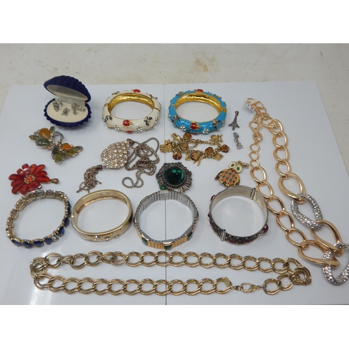 334 - A Large Quantity of Costume Jewellery: Sorting will reward