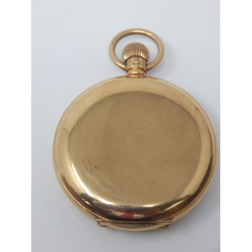 43 - Gentleman's 9ct Gold Full Hunter Top Wind Pocket Watch by J. W. Benson London: Working when catalogu... 