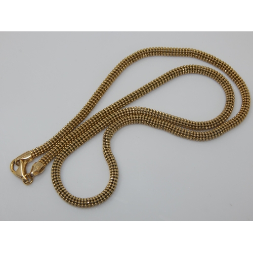 339 - 9ct Gold Necklace: Length 44cm: Weight 12.41g