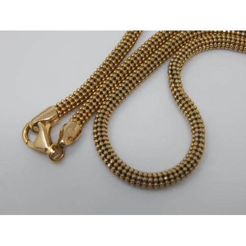 339 - 9ct Gold Necklace: Length 44cm: Weight 12.41g