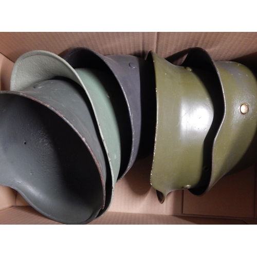 971 - 5 x German army helmets