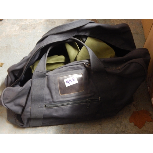 998 - 2 military style bags and one other