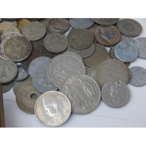 19 - A Quantity of Victorian & Later Silver Coinage together with further coinage contained in a WWI Quee... 