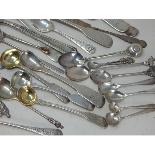 62 - A Large Quantity of Hallmarked Silver Flatware: Various Dates & Makers: Weight 604g