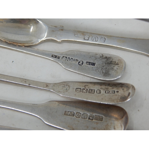 64 - A Quantity of Irish & Scottish Hallmarked Silver Flatware: Various Dates & Makers: Weight 212g