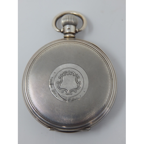 78 - Gentleman's Silver Top Wind Open Face Pocket Watch Hallmarked Birmingham 1925 by Dennison: Working w... 