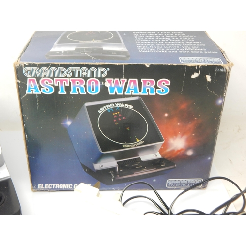 208 - Grandstand Astro Wars video game with original box and instructions