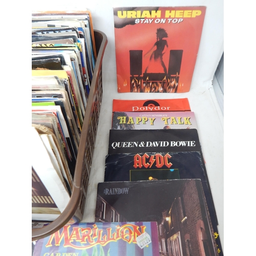 211 - RECORDS: A Collection of 1970's/80's Single Records, Many with Picture Sleeves Including Wizard, The... 