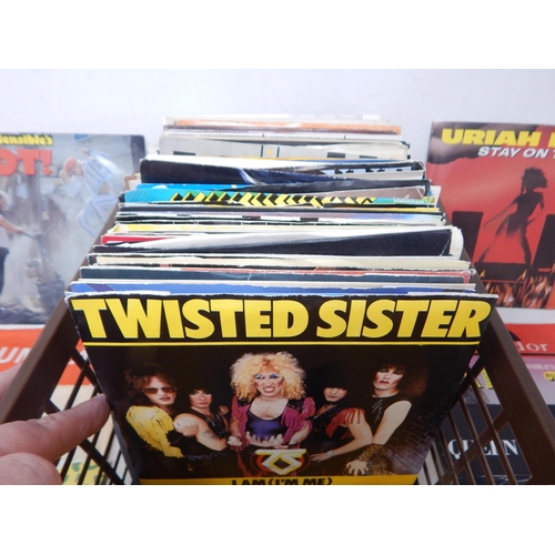 211 - RECORDS: A Collection of 1970's/80's Single Records, Many with Picture Sleeves Including Wizard, The... 