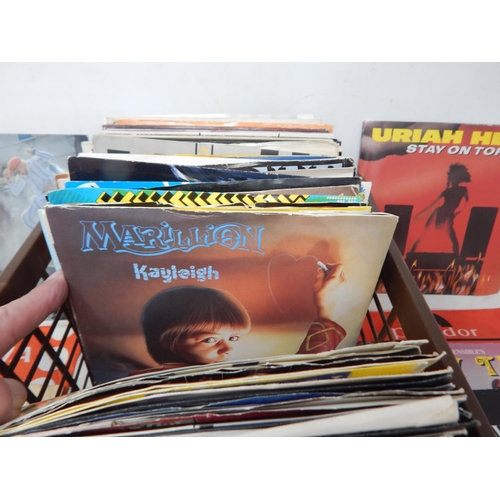 211 - RECORDS: A Collection of 1970's/80's Single Records, Many with Picture Sleeves Including Wizard, The... 