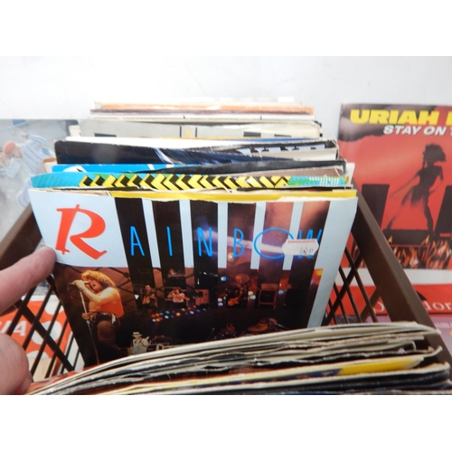 211 - RECORDS: A Collection of 1970's/80's Single Records, Many with Picture Sleeves Including Wizard, The... 