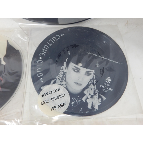 216 - RECORDS: A Quantity of 1980's Picture Discs Including: G.B.H, Toyah, Wham, Janet Jackson, Culture Cl... 