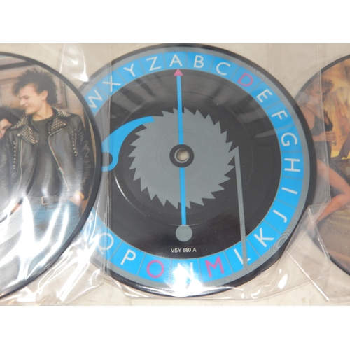 216 - RECORDS: A Quantity of 1980's Picture Discs Including: G.B.H, Toyah, Wham, Janet Jackson, Culture Cl... 