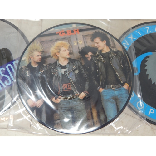 216 - RECORDS: A Quantity of 1980's Picture Discs Including: G.B.H, Toyah, Wham, Janet Jackson, Culture Cl... 