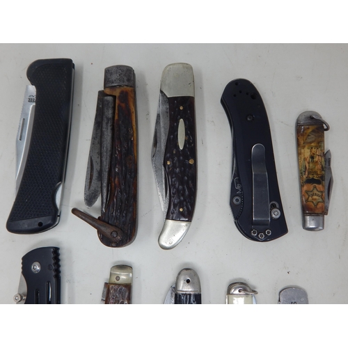 248 - A Quantity of Various Penknives & Utility Knives (10)