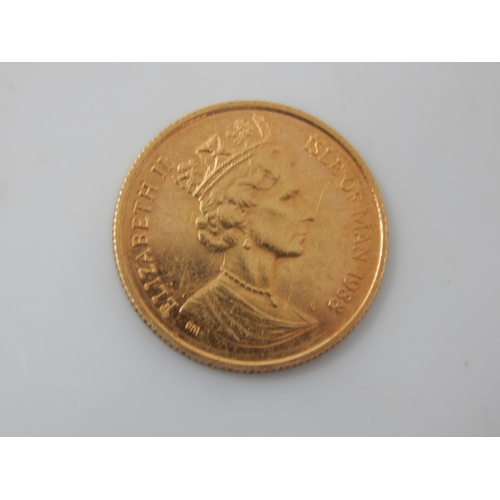 25 - 1988 QEII 1/10th Gold Angel Coin