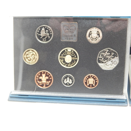 48 - Royal Mint Brilliant Uncirculated Coin Sets 1991/1992/1994/1996/1997/1998 (6) in cases of issue with... 