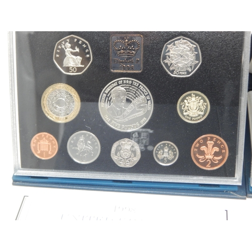 48 - Royal Mint Brilliant Uncirculated Coin Sets 1991/1992/1994/1996/1997/1998 (6) in cases of issue with... 