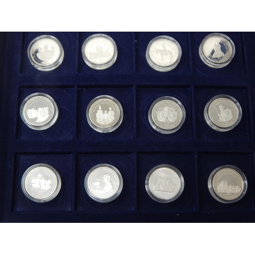 36 - Royal Mint Official Silver Coin Collection 