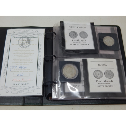 38 - The Great Monarchs of Europe Silver Coin Collection (Part Set) Silver Weight 157g