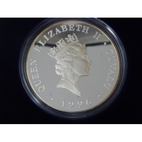 39 - 5oz Fine Silver .999 Proof Queen Elizabeth, The Queen Mother, Lady of The Century Coin in Case of Is... 