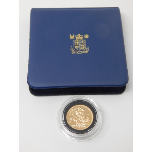 30 - QEII Proof Full Gold Sovereign 1979 in case of issue