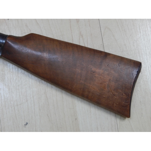 256 - Early C20th Childs Air Rifle: Length 89cm overall