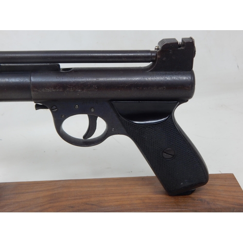 260 - Webley & Scott Mk 1 Air Pistol with Display Stand