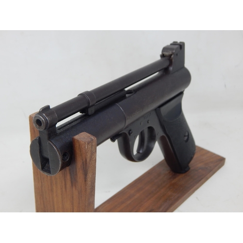 260 - Webley & Scott Mk 1 Air Pistol with Display Stand