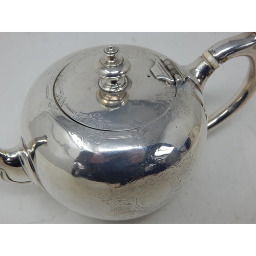 132 - Victorian Silver Saffron Pot Hallmarked London 1852 by John Figg: Weight 234g