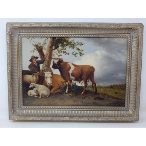 273 - An 18th/19th Century Oil on Board Copy of an Original 17th Century Painting Titled 