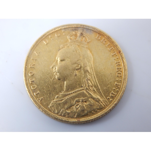 35 - QV Full Gold Sovereign 1889