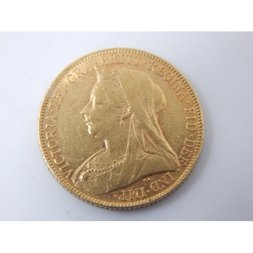 35A - QV Full Gold Sovereign 1900