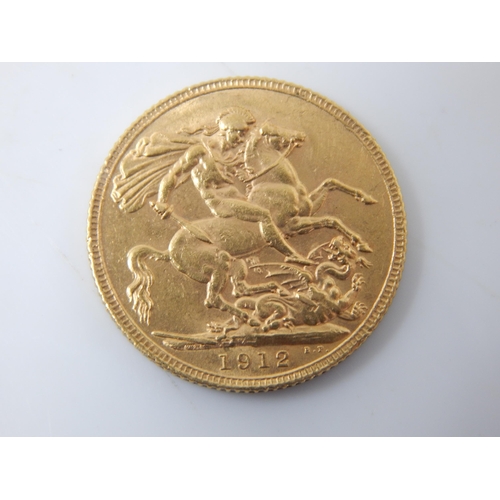 35B - KGV Full Gold Sovereign 1912